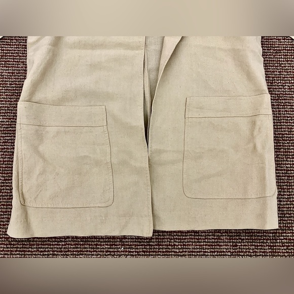 Women’s 10 Linen Blend Open Front Dana Buchman Linen Blend Coat - Picture 3 of 8